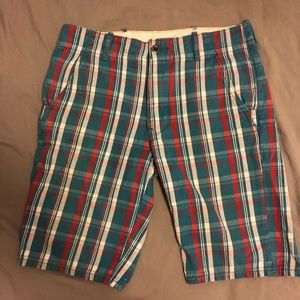 Levis Mens Shorts size 30 Red Blue and White